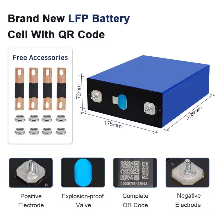 lf280K lifepo4 Battery Cell 100Ah 230Ah 320ah 10000 Cycle 3.2V Rechargeable Battery energy storage lifepo4 280ah battery