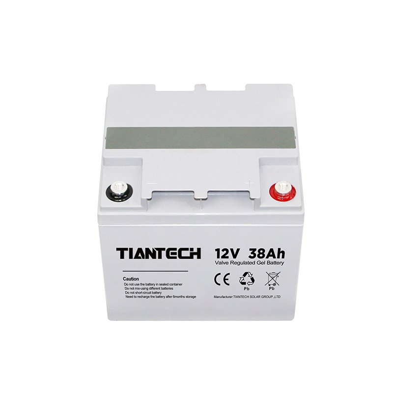 12V 38AH Lead Calcium Plate Rechargeable Gel Valve Sealed Battery Proof-explosion Lead Acid Battery
