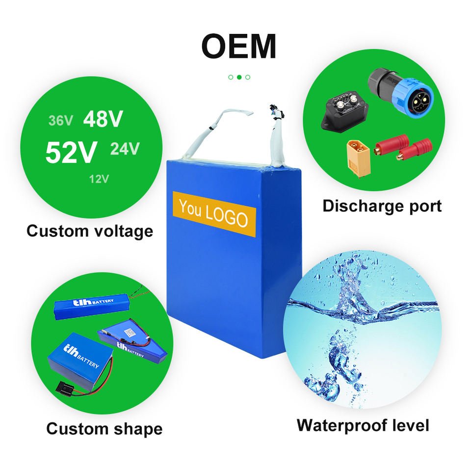 24v 36v 48v 52v 60v 72v 15ah 20ah 30ah 40ah Lithium Ion Battery 48v Electric Bike 60v 20ah Lithium Battery For Electric Scooter