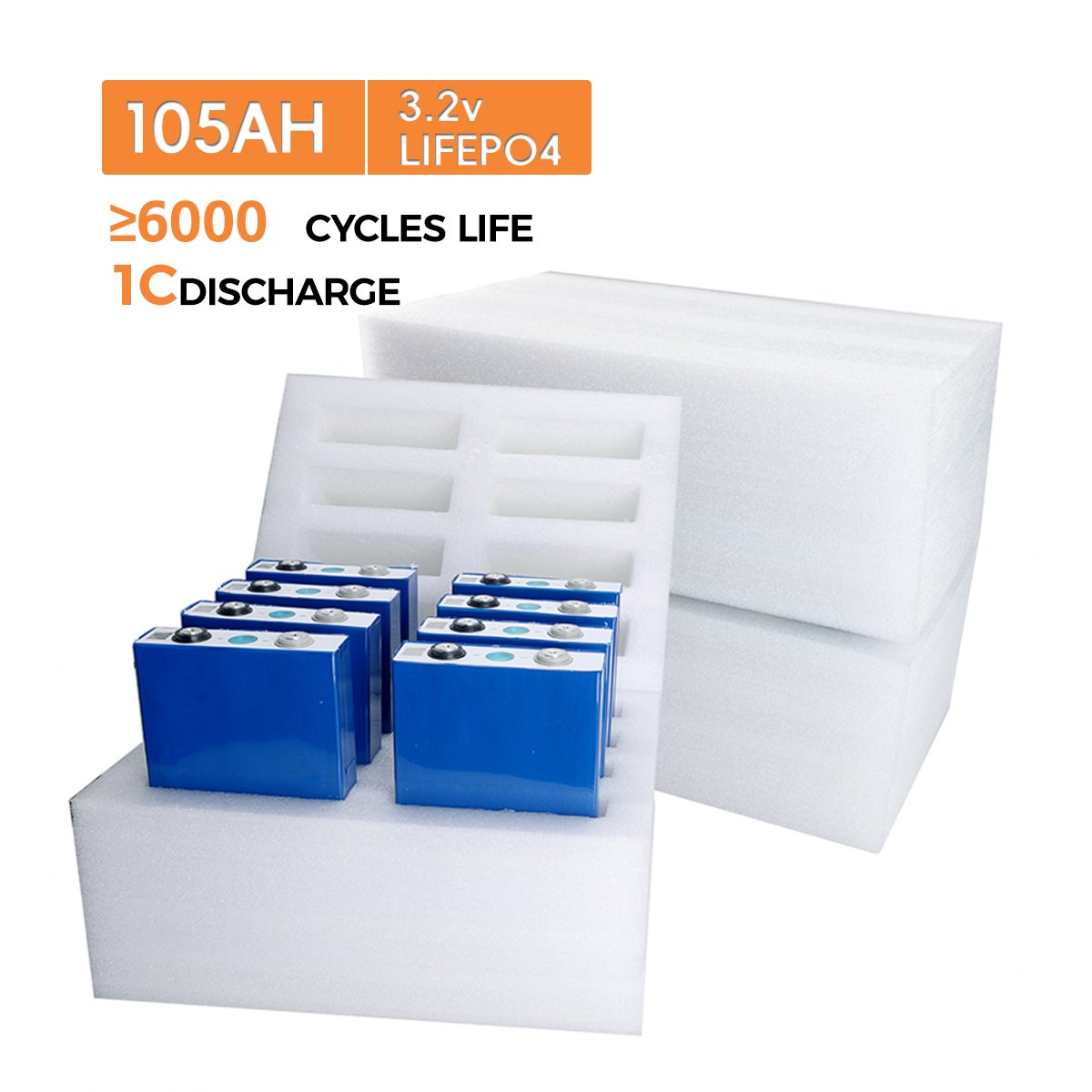 Ukraine EVELF105 105Ah 3C 315A Lifepo4 3.2V Rechargeable lithium Ion Battery Cell Lipo 100AH 110Ah Golf Cart RV Forklift Pack