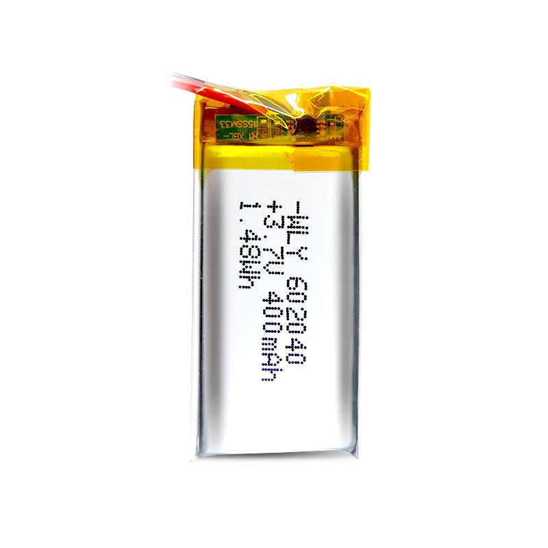 Factory price rechargeable KC CE BIS certified 602040 lithium ion battery 3.7v li-polymer battery 400mah