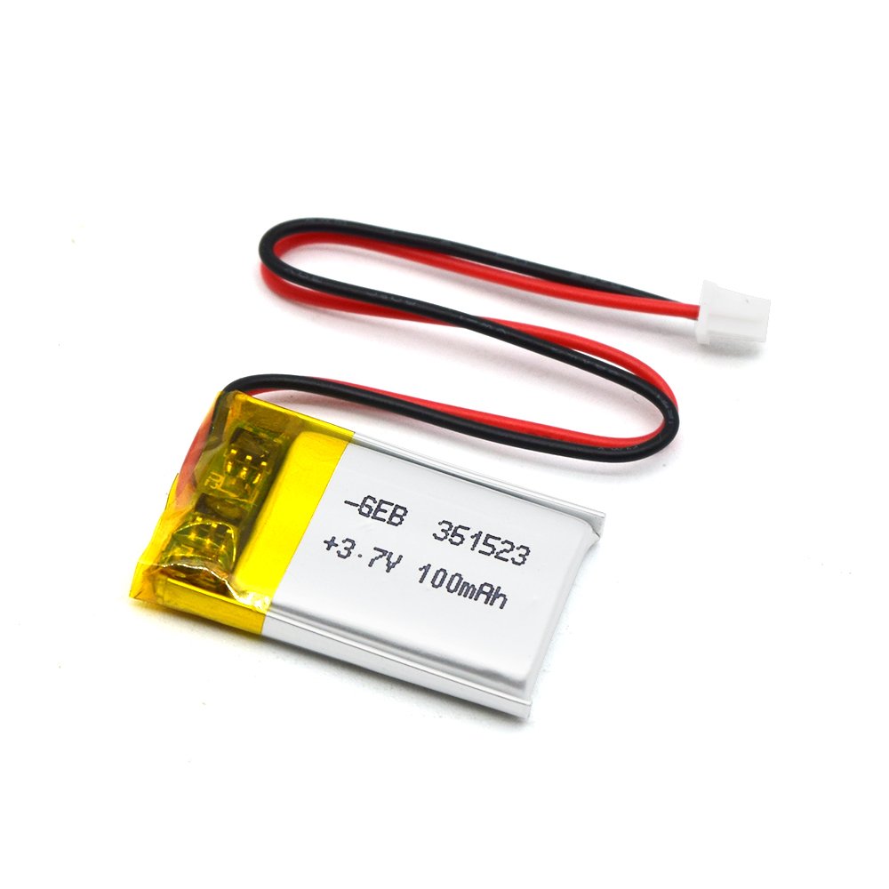 Lithium ion batteries lipo 100mah 200mAh 300mAh 400mAh 500mAh 3.7v li-ion polymer battery 361523