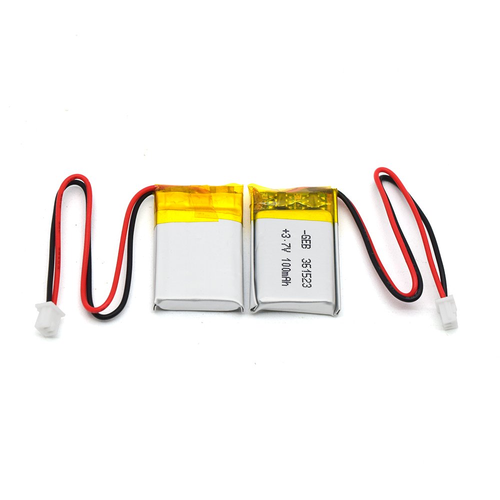 Lithium ion batteries lipo 100mah 200mAh 300mAh 400mAh 500mAh 3.7v li-ion polymer battery 361523