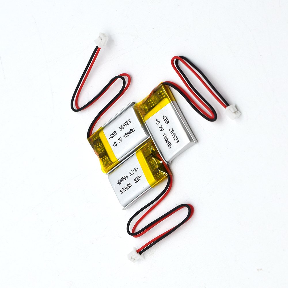 Lithium ion batteries lipo 100mah 200mAh 300mAh 400mAh 500mAh 3.7v li-ion polymer battery 361523