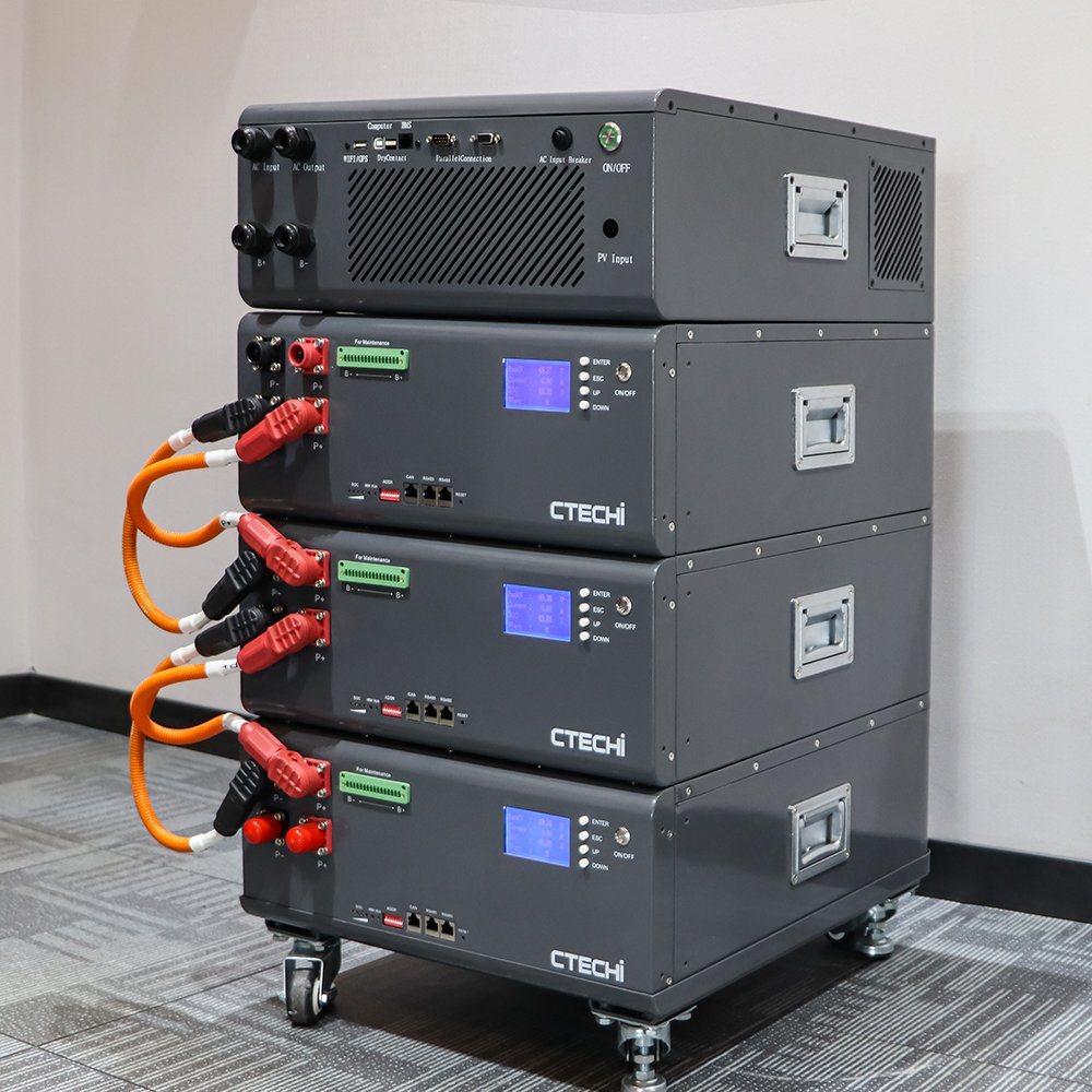 CTECHi All in One Stackable Lithium Ion Battery Customized Stack Energy Power System with Lifepo4 Battery 20kwh