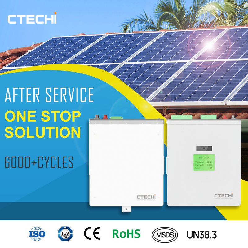 CTECHi All in One Stackable Lithium Ion Battery Customized Stack Energy Power System with Lifepo4 Battery 20kwh