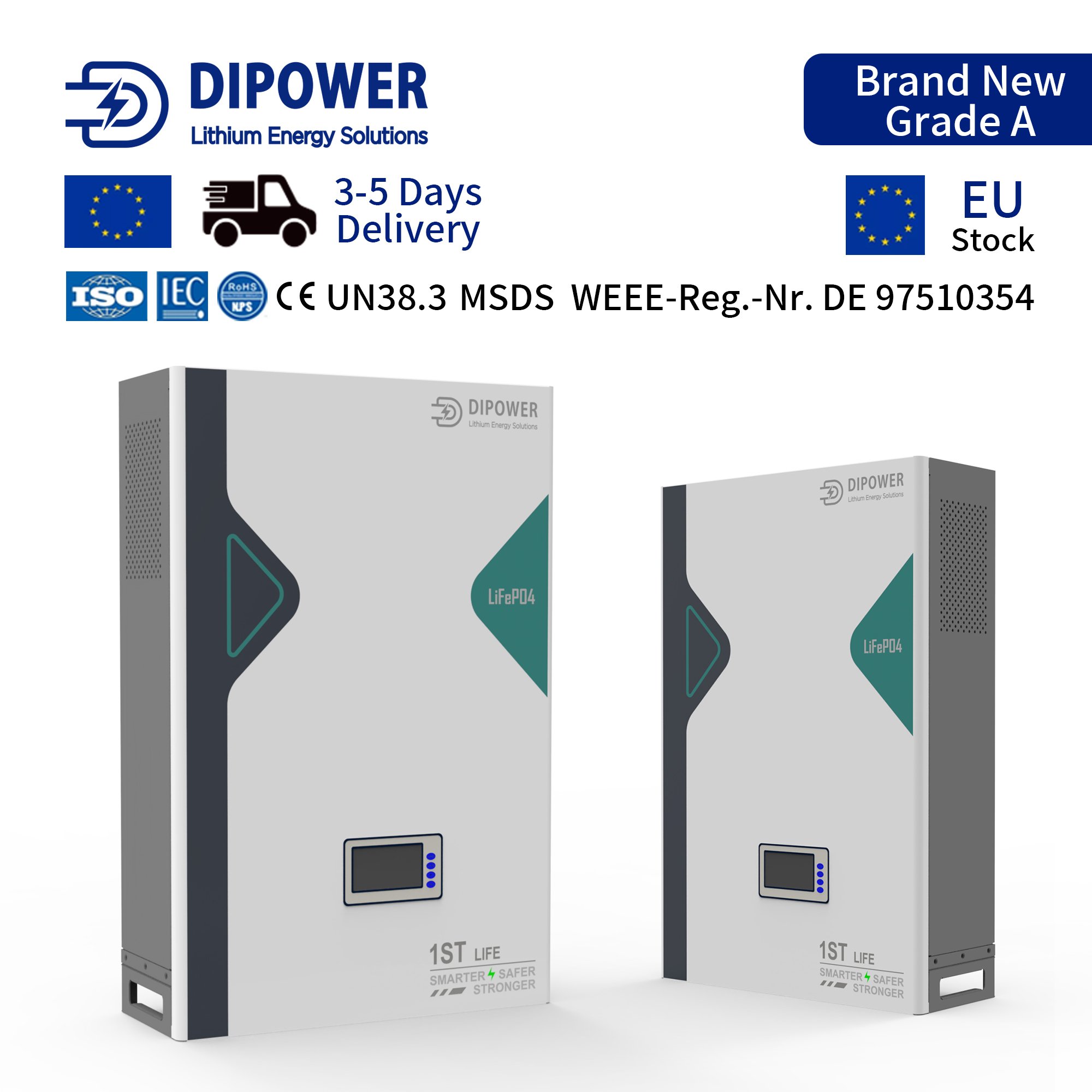 home use solar power energy storage system 5kw solar power system complete hybrid set 51.2v 100ah lithium ion battery