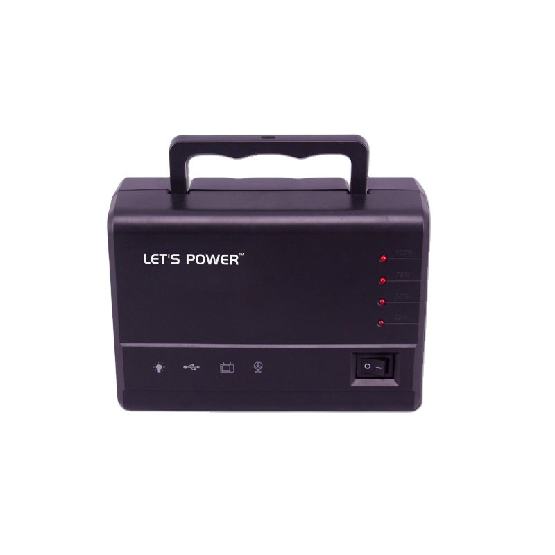DC Solar Lighting System Emergency Power Bank Portable Solar Lighting Kits With Lead Acid Battery