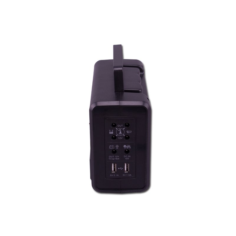DC Solar Lighting System Emergency Power Bank Portable Solar Lighting Kits With Lead Acid Battery