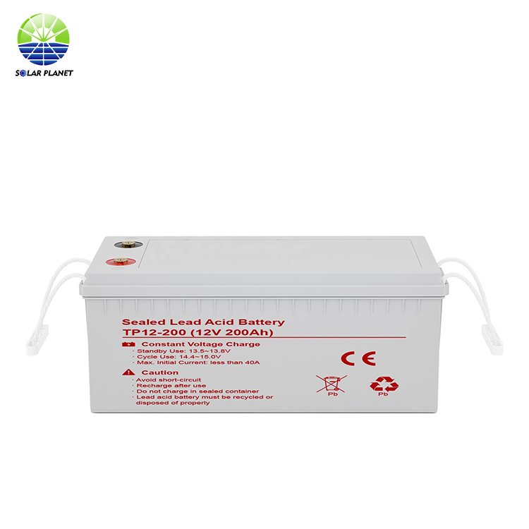 Solar Planet Gel battery for inverter 12v 200ah 250ah 300ah solar panel storage battery system for home