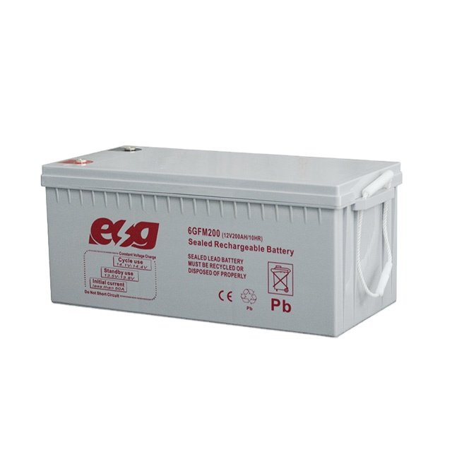ESG AGM UPS Deep Cycle Gel 12v 150ah 180ah 190ah 200ah Lead Acid Plate System Storage Solar Battery