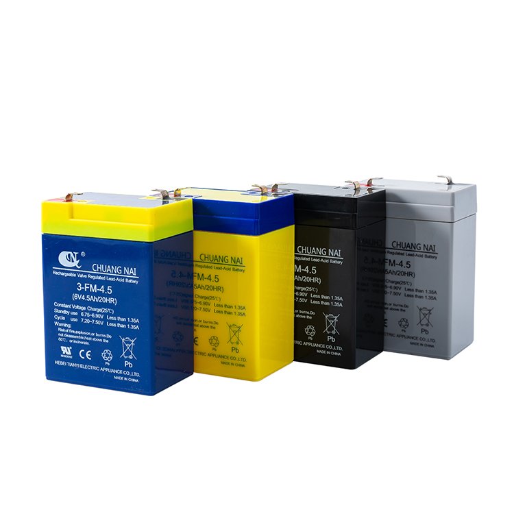 TIANYI Lead-Acid Battery 6v 4.5ah 20hr For Electronic Scale Kids Electric Vehicle
