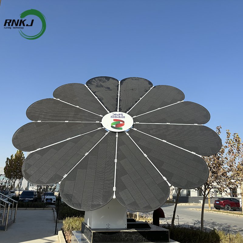 RNKJ Brand Flexible Solar Panels Botanic PV Tree (Photovoltaic Tree) Structure Solar Charging photovoltaic tree