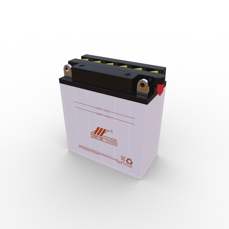 Motorcycle dry-charged lead-acid battery SUPOWER 12N5-3B 12V 5Ah