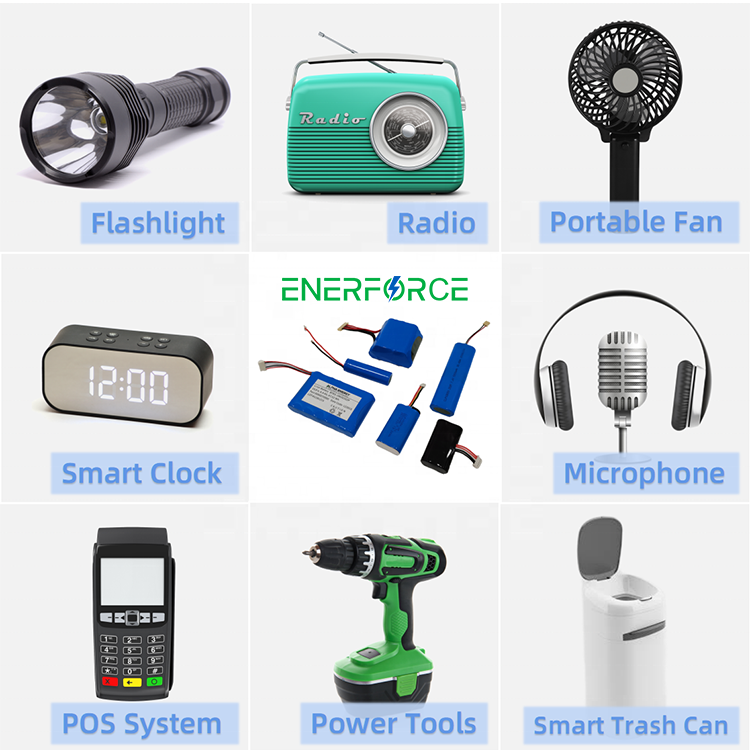 Customized Li-Ion Battery Pack Rechargeable 3.7V 7.4V 10.8V 11.1V 12V 14.8V 24V 18650 21700 Lithium Ion Batteries Power Tools