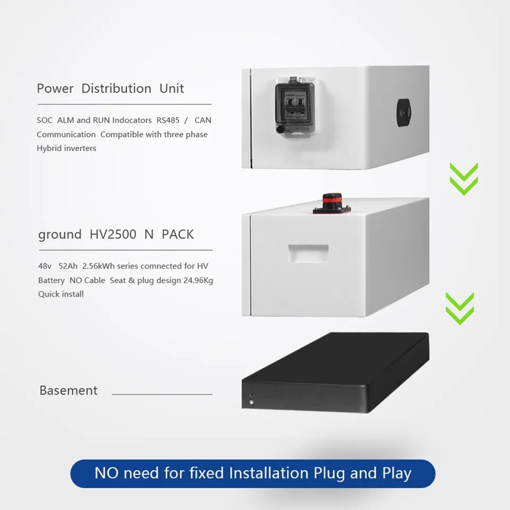 Stackable Power Storage System 10kWh-40kWh Lithium Battery Pack 15kWh-30kWh New Arrival for Home Use