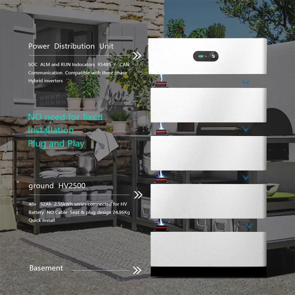 Stackable Power Storage System 10kWh-40kWh Lithium Battery Pack 15kWh-30kWh New Arrival for Home Use