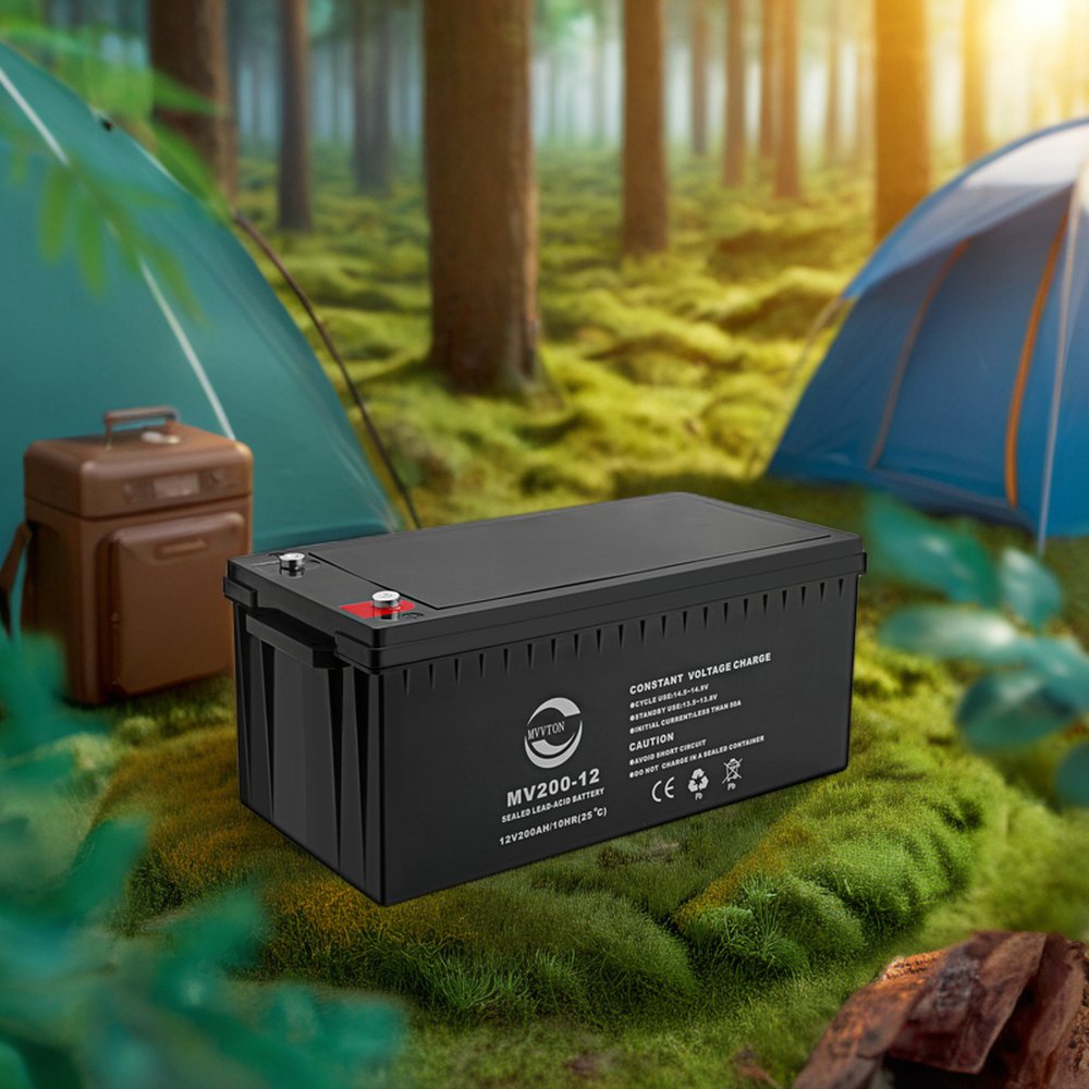 CE Certified 12V 200AH Solar Battery For Lead-Acid AGM Sealed Type For Energy Storage