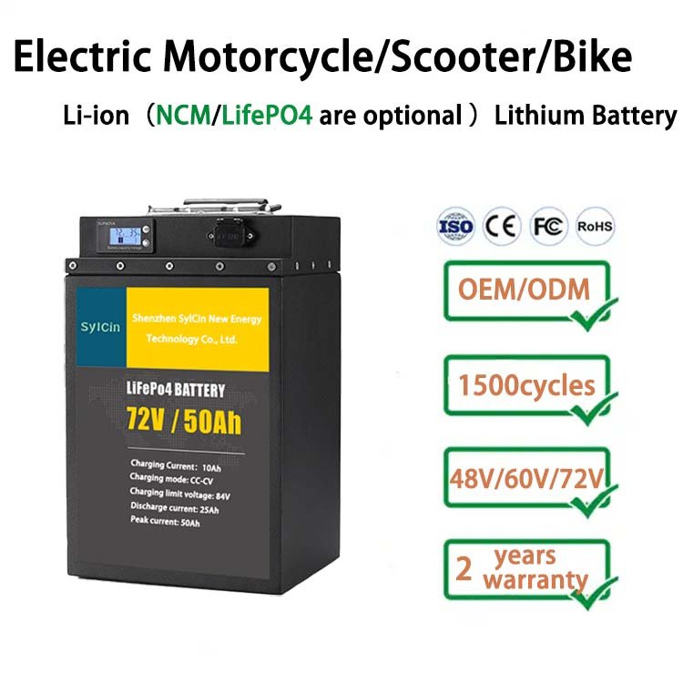 72V 30Ah 45Ah 50Ah 60AH 80Ah Lithium ion battery for 72V battery lithium 72V 50Ah lithium battery for electric motorcycle ODM