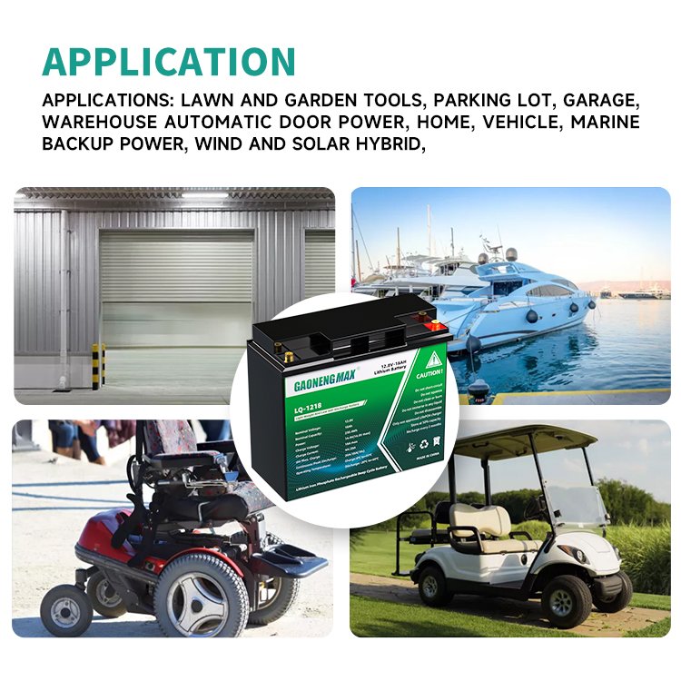 High Quality Lithium ion battery 12V 18Ah Lifepo4 Battery Rechargeable lithium solar battery 12v 18ah