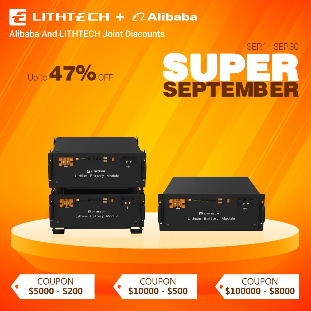 8000 Deep Cycles 2C 5kwh 10kwh 50 kwh 48v 100ah 200ah lto inverter lithium ion batteries akku solar lifepo4 battery pack 48v