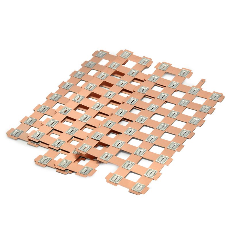 WELLGOCover 21700 Battery Pack Busbar 8P Copper Nickel Welding Tab Busbar For Lithium Ion Battery Busbar