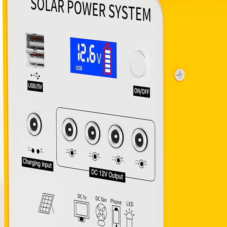 Good Quality Battery For Solar System Environmental 10w 20w 50w Easy Carry Emergency Solar Power System