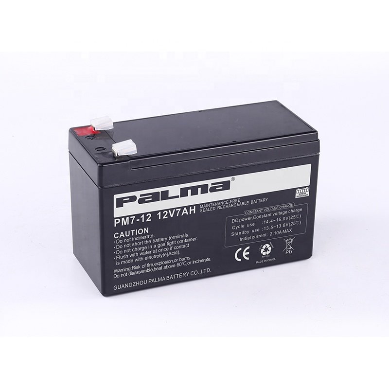 Palma Safe 12v 7ah Rechargeable Energy Storage Battery Suitable Lead Acid Battery For Medical Device Oxygen Generators