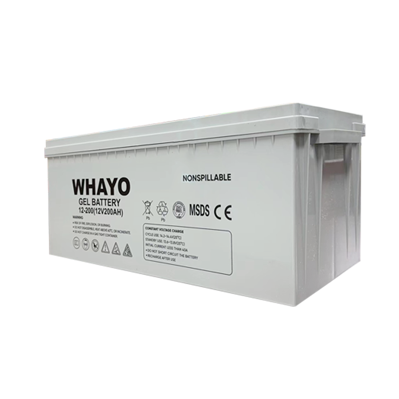 Whayo Baterias Solares 12 Volt 12V 200 Amp 200Ah 250Ah 300Ah Solar Gel Lead Acid Battery