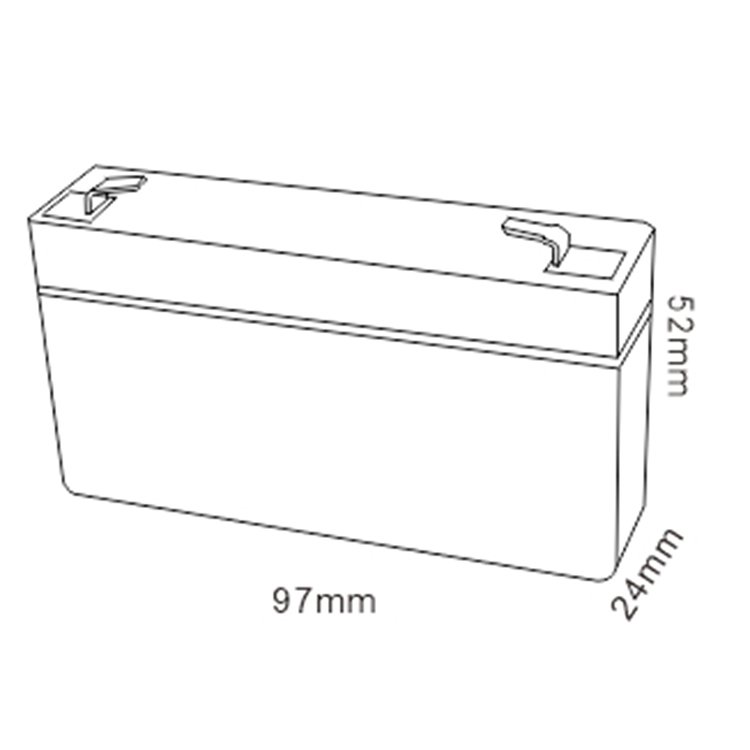 Mhb Ms1.3-6 Rechargeable VRLA UPS Sealed Lead Acid Battery 6V 1.3ah for Control Systems