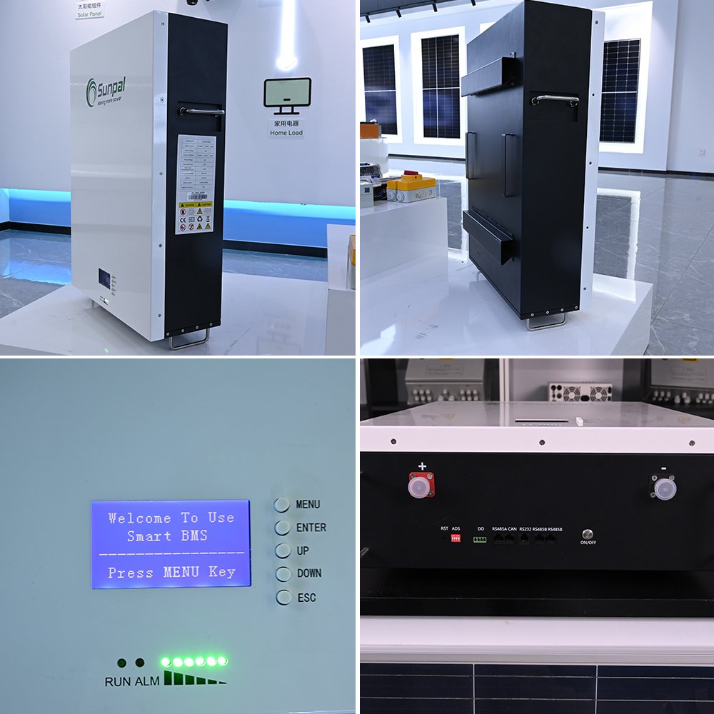 48V 51.2V 100Ah Wall Mounted Lithium Ion Server Rack Lifepo4 Battery For Club Car Golf Cart