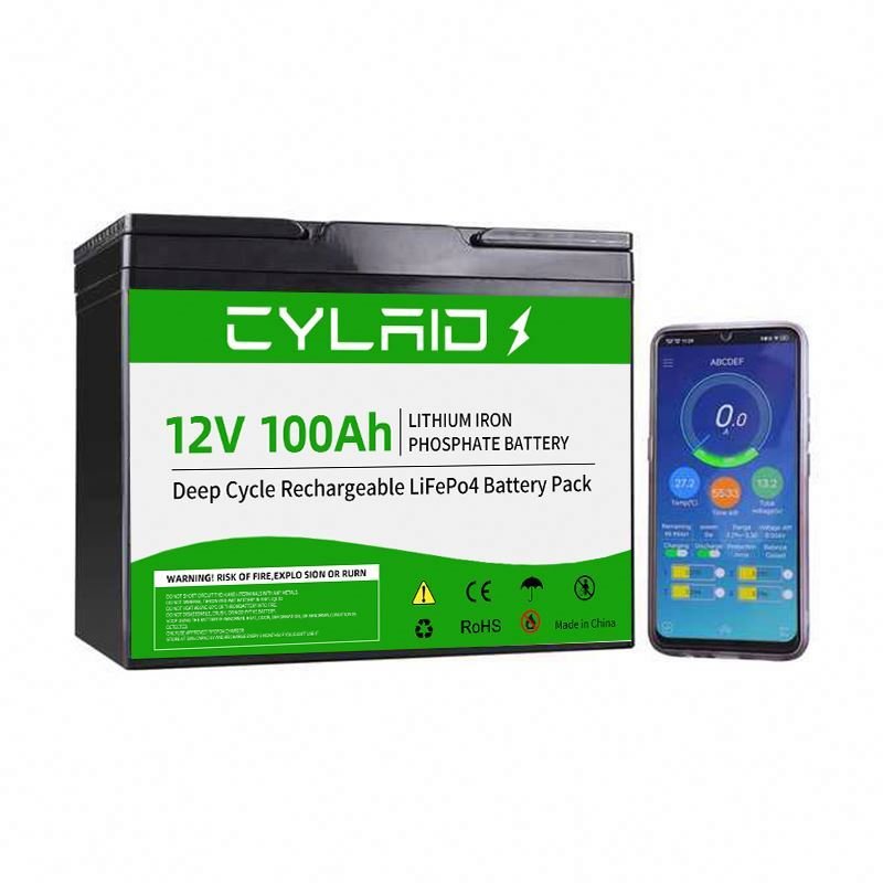 Cylaid Long Life Rechargeable LiFePo4 Battery Pack 12v 300AH 100Ah 200Ah 400Ah Waterproof Heating Li-Ion Battery