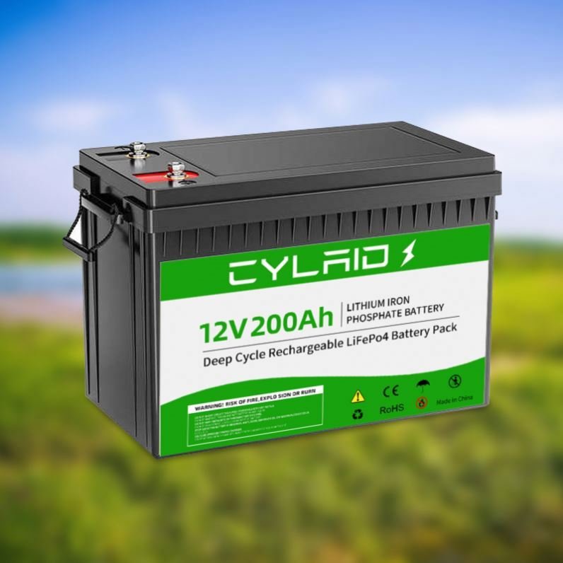 Cylaid Long Life Rechargeable LiFePo4 Battery Pack 12v 300AH 100Ah 200Ah 400Ah Waterproof Heating Li-Ion Battery