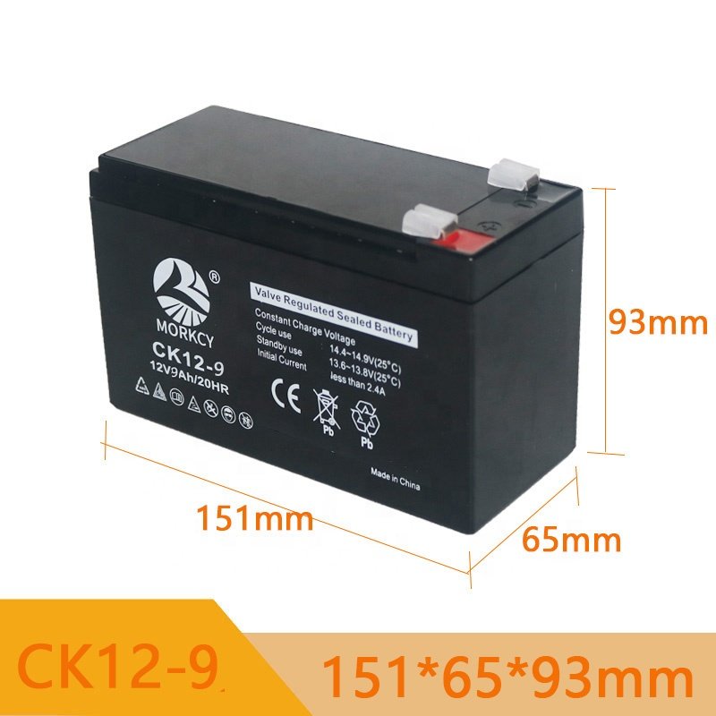 12V9Ah lead acid battery AGM maintenance free battery ups electric sprayer security system children toy car Battery Factory