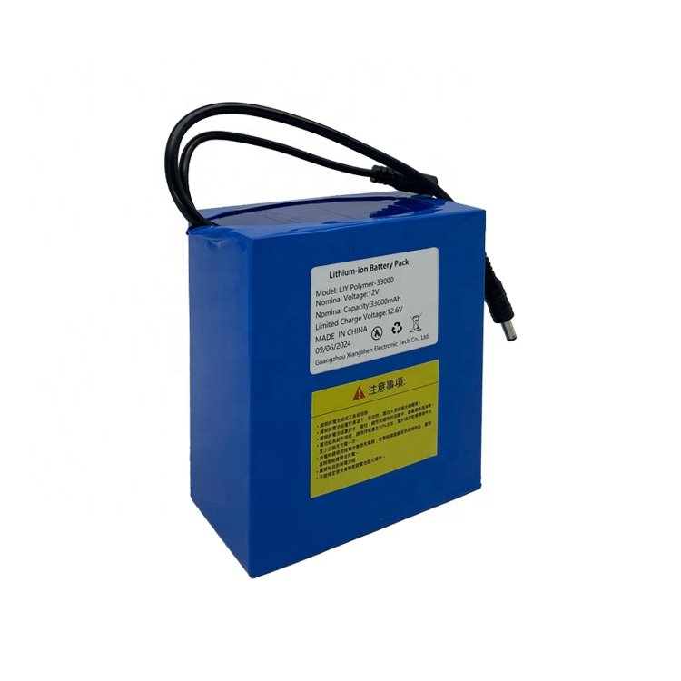 12V 33000Mah Lithium Ion Battery Hot Products 33Ah Rechargeable Batteries For 12V Electric Tool Toys Li-ion Battery Pack