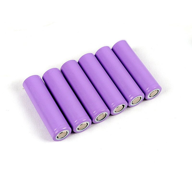 Cylindrical 18650 2500mAh Batteries High Safety 9Wh High Temperature Resistant Fast Charging 3.7V Lithium Ion Batteries 18650