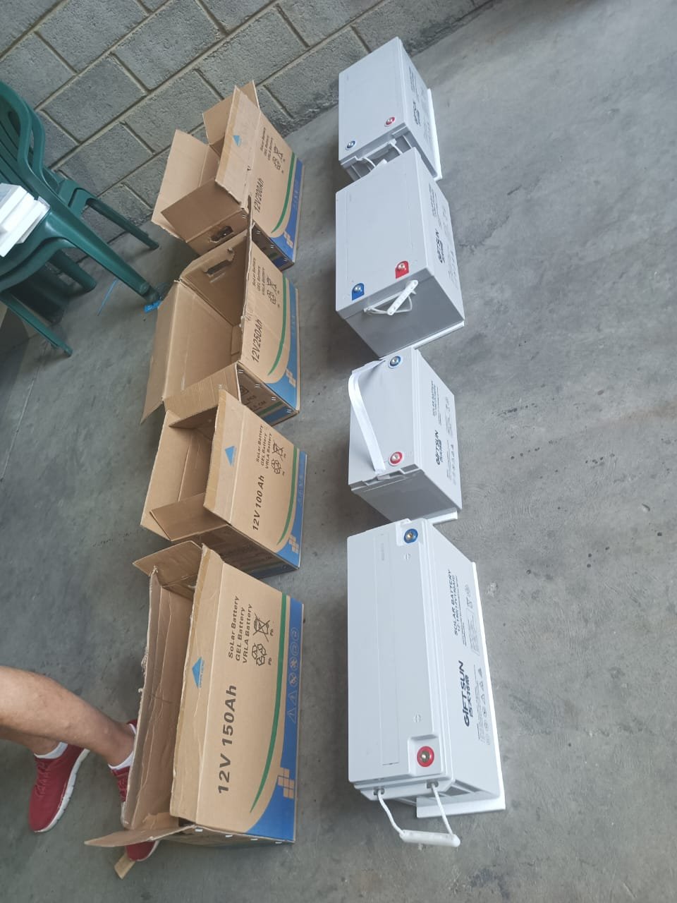 Solar Energy Storage GEL Battery 12V 100Ah 120Ah 150Ah 200Ah 250Ah Deep Cycle AGM Sealed Lead Acid Batteries