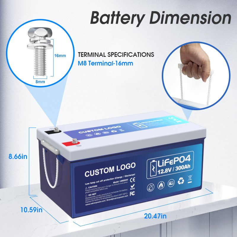 300ah 12 Volt Battery Lithium Lifepo4 Battery 300ah Batterie Lifepo4 12v 300ah