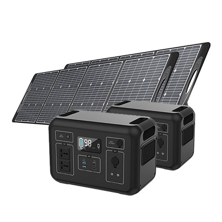 Portable Folding Solar Charger 300W 230Wh Mobile Lithium Battery With Foldable Panel Outdoor Off Grid Wholesale