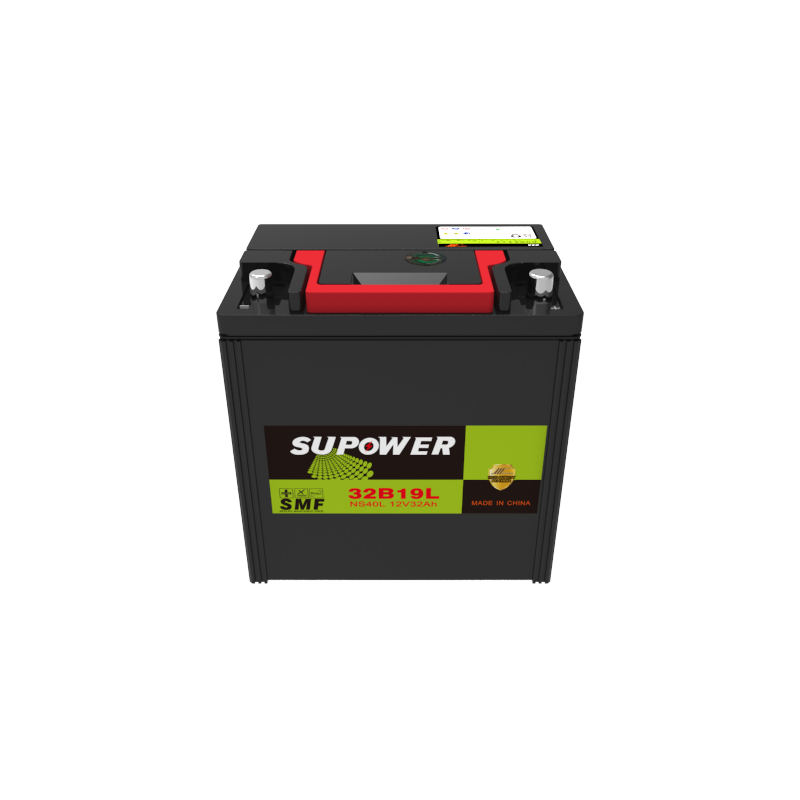 12V 32Ah lead acid battery OEM car maintenance-free battery SUPOWER 32B19