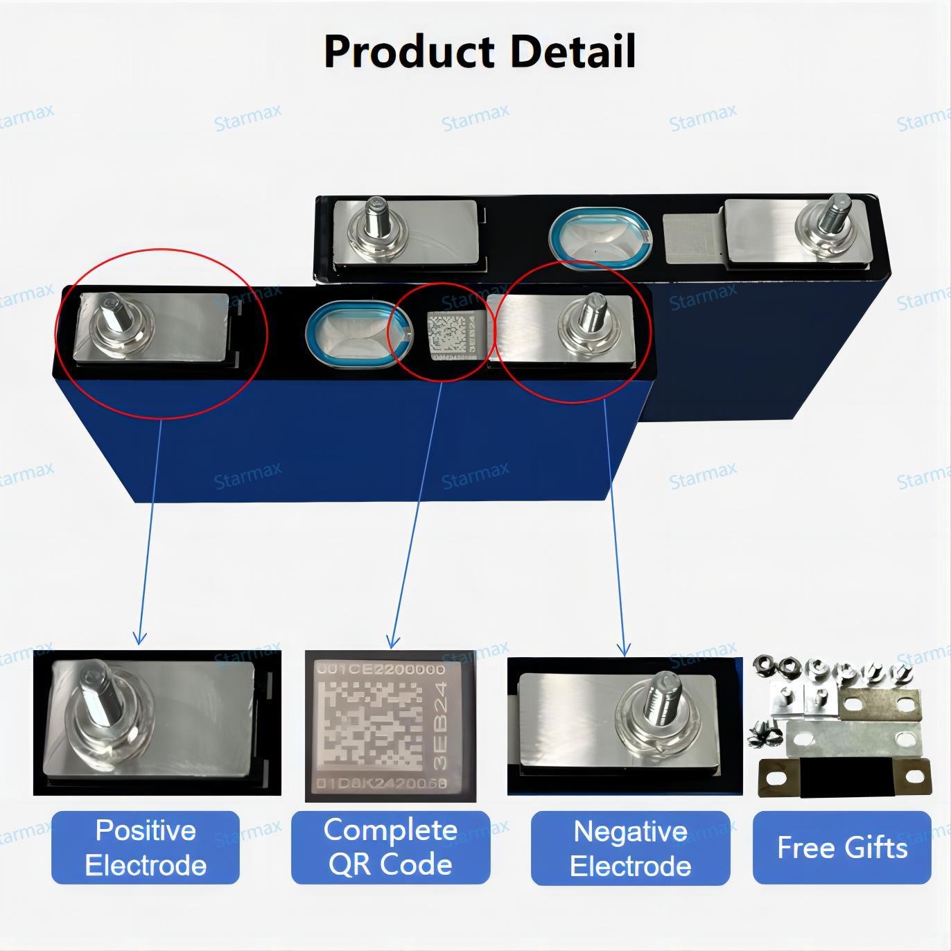 Starmax Catl 3.7V 50Ah 51Ah Ncm 811 Rechargeable Car Lithium Ion Battery 50Ah 51Ah 3.7V Prismatic Nmc Battery Cell
