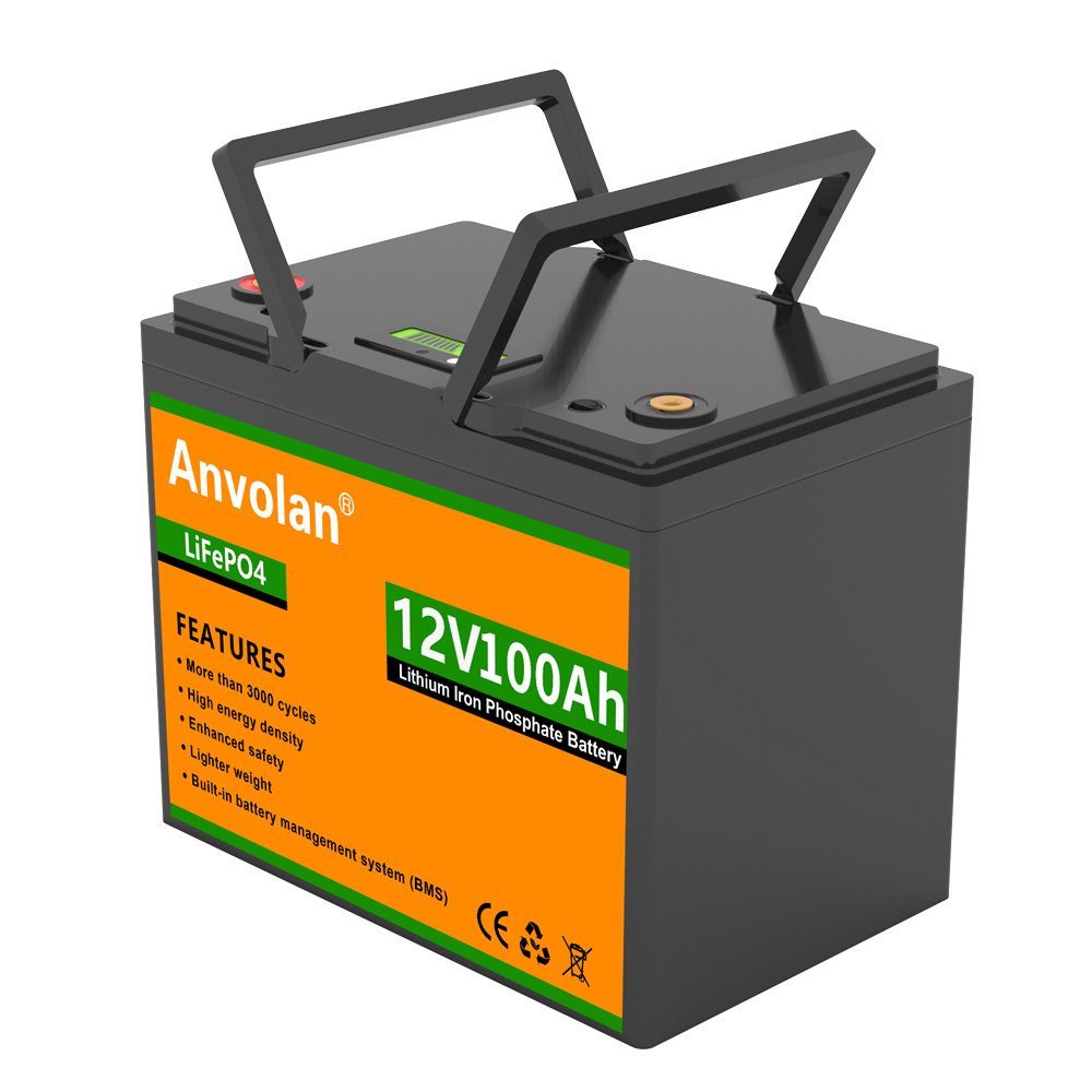 EU warehouse Lithium-Ion Phosphate 12v lithium battery 12v 50Ah 100Ah 200Ah lifepo4 battery with Reach Rohs IEC certificate