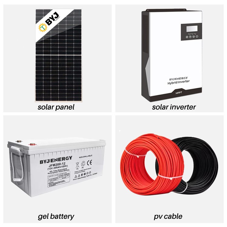Solar Energy System 5KW Complete Power Kit Home Solar Panel System