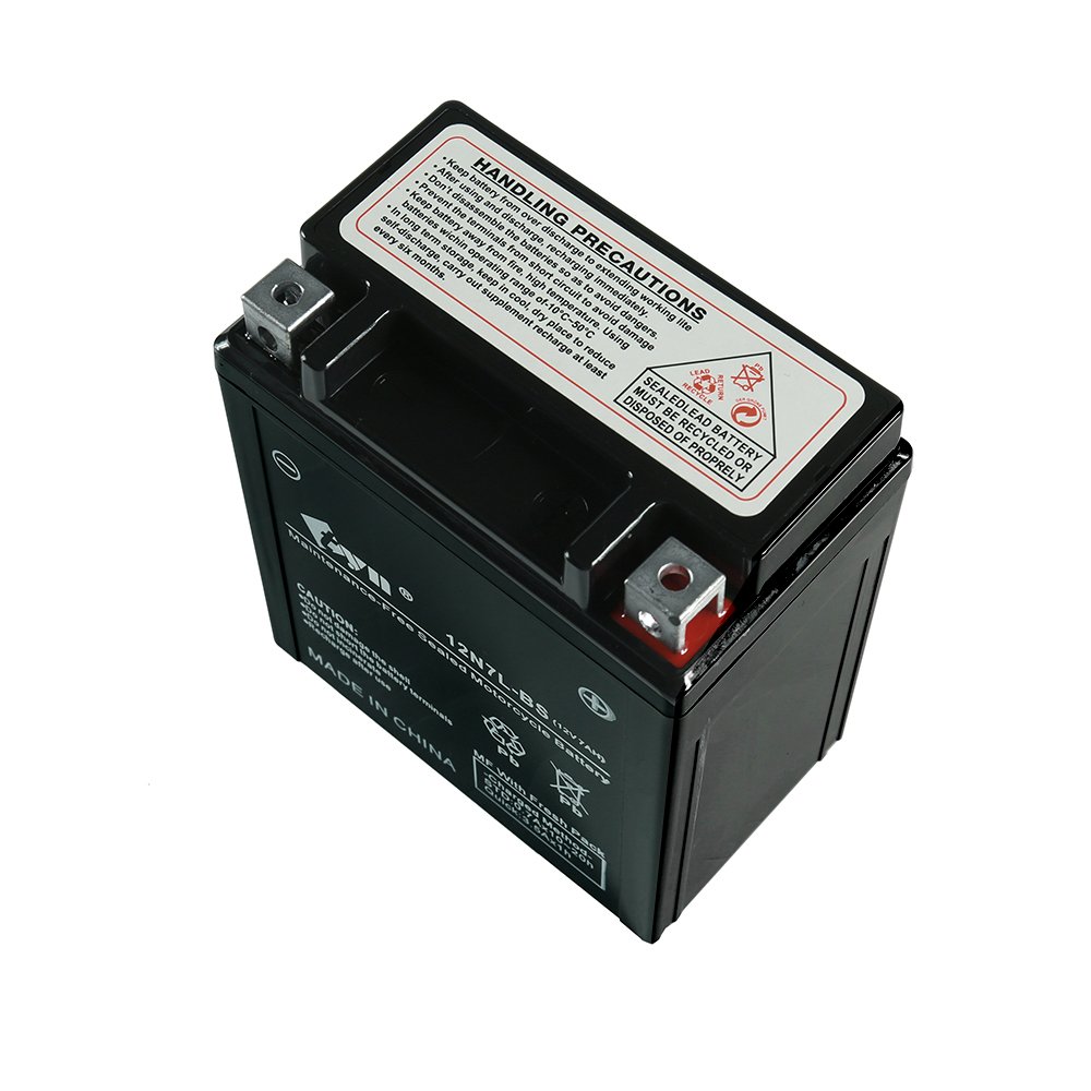 12N7L-BS Maintenance Free Lead Acid Motorcycle Battery Motorcycle Parts 12V7AH