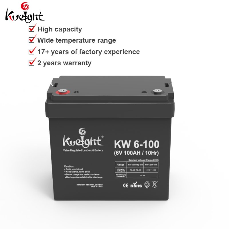 Super Lightweight 6V 100Ah Gel AGM Deep Cycle Marine SMF Sealed Lead Acid Top-Quality VRLA Battery for BATTERY VRLA 12V