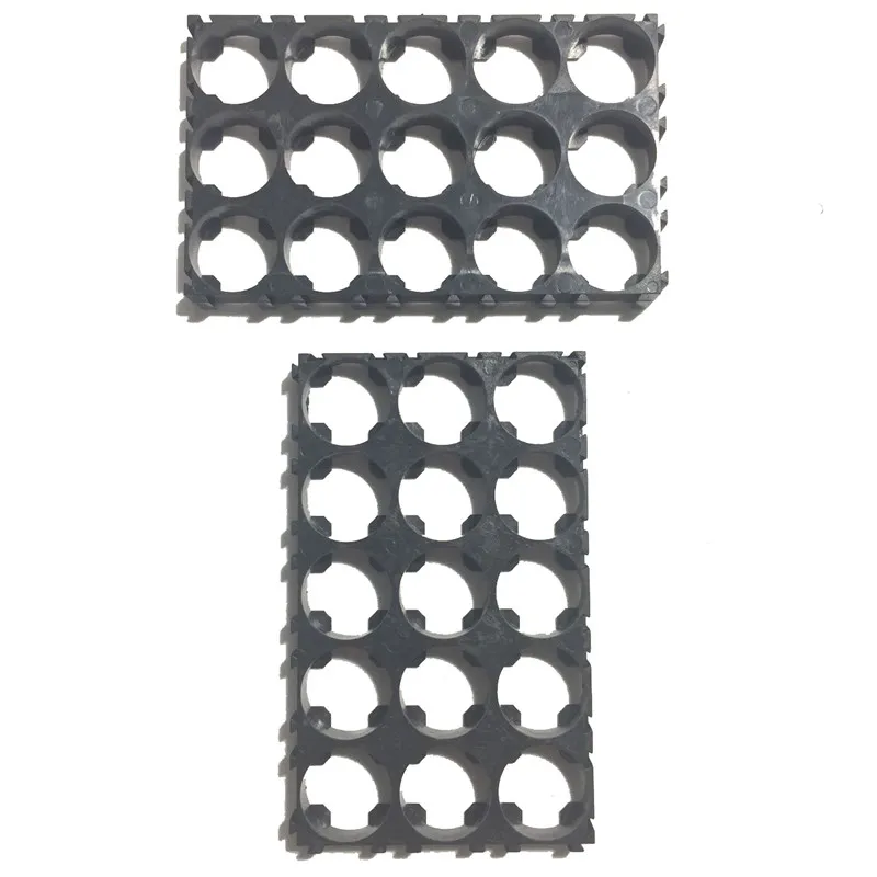DIY 18650 20.2mm battery bracket 3S5P 5S3P18.4mm 18650 battery pack plastic holder 3x5 18650 cell bracket
