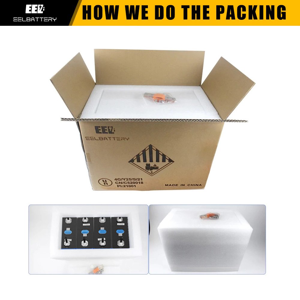 EU stock Grade A EVE MB31 3.2V 314ah 8000 cycle new Full Capacity LiFePO4 Cells eel battery box lithium ion batteries