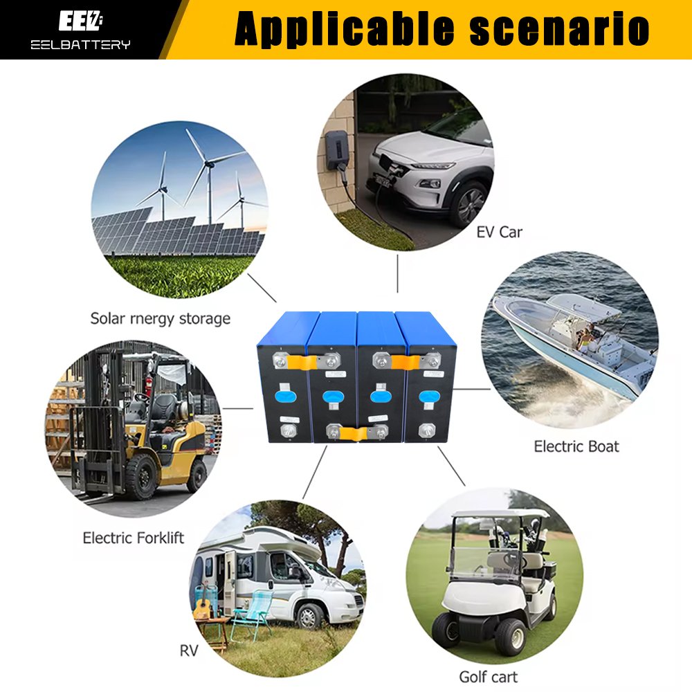 EU stock Grade A EVE MB31 3.2V 314ah 8000 cycle new Full Capacity LiFePO4 Cells eel battery box lithium ion batteries