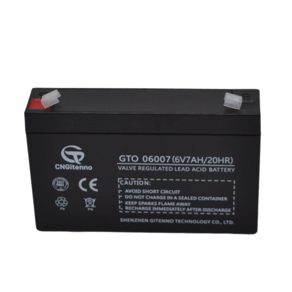Manufacturer durable rechargeable sealed 6v 7ah 20hr solar gel lead-acid battery for industrial