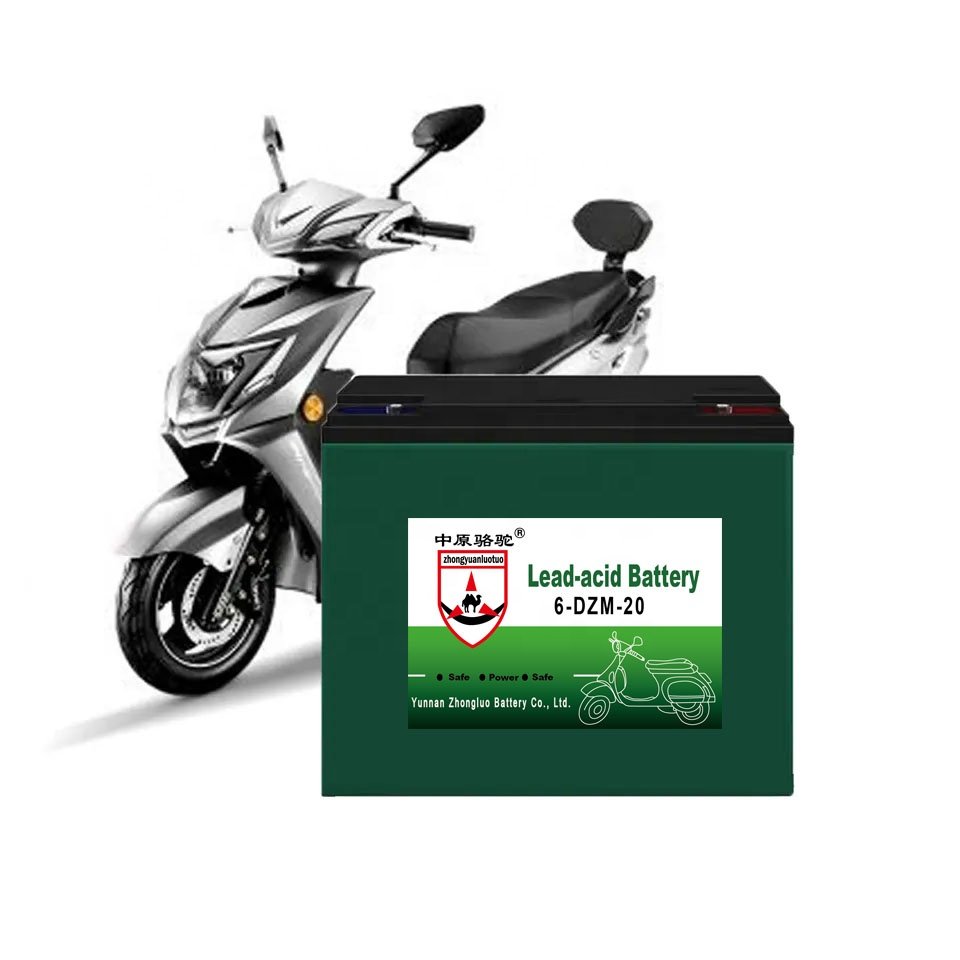 Deep Cycle 12V20Ah 6-DZM-20 Rechargeable Dry Charged Sealed AGM GEL Lead Acid Batteries for Motorcycle